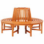 Voir la diapositive 2 : VIDAXL Banc d'arbre Ø 160 cm Bois