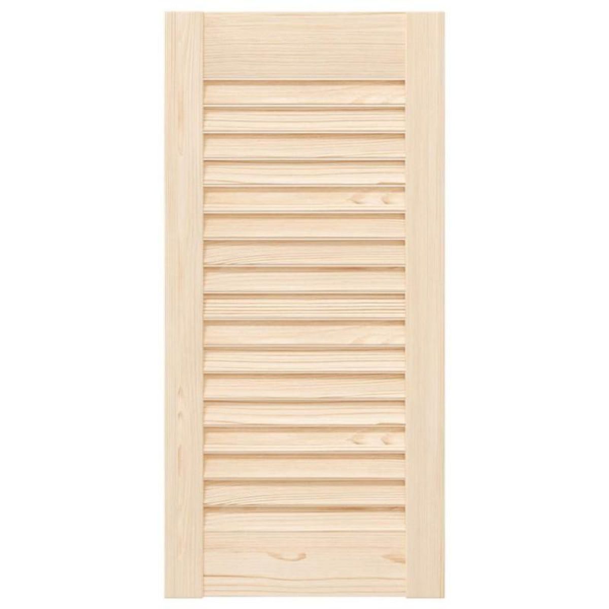 VIDAXL Porte d armoire à persiennes 61,5x29,5 cm bois de pin massif