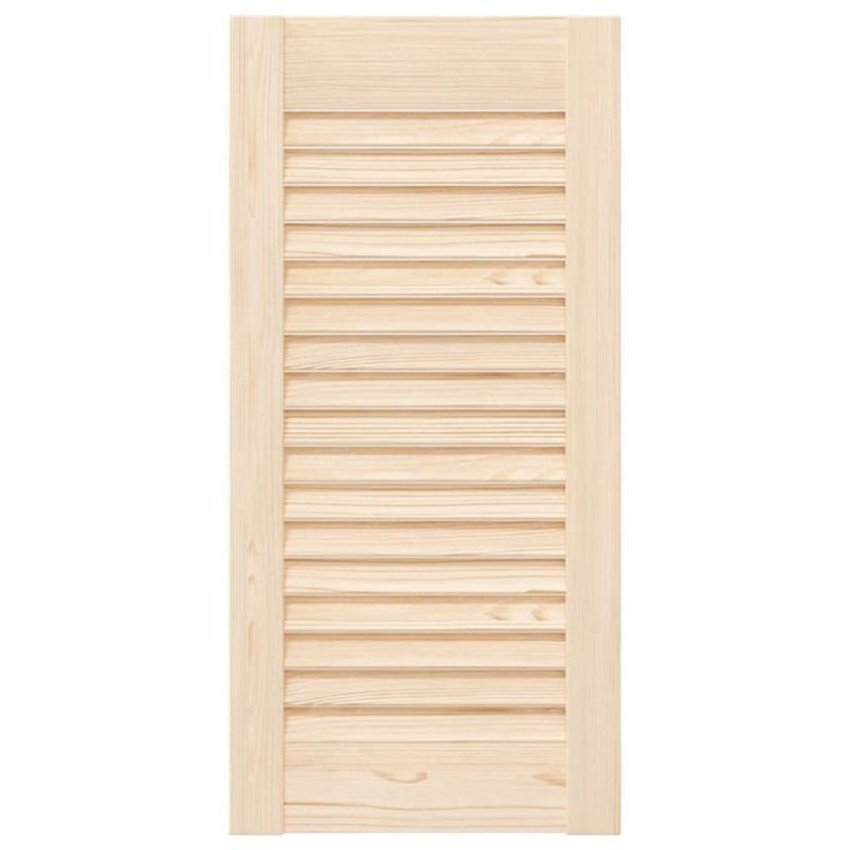 VIDAXL Porte d armoire à persiennes 61,5x29,5 cm bois de pin massif