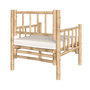 Voir la diapositive 3 : Rendez vous déco Fauteuil de jardin en bambou naturel-Vadella