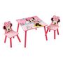 Voir la diapositive 1 : MINNIE Minnie Mouse - Ensemble table et 2 chaises pour enfants