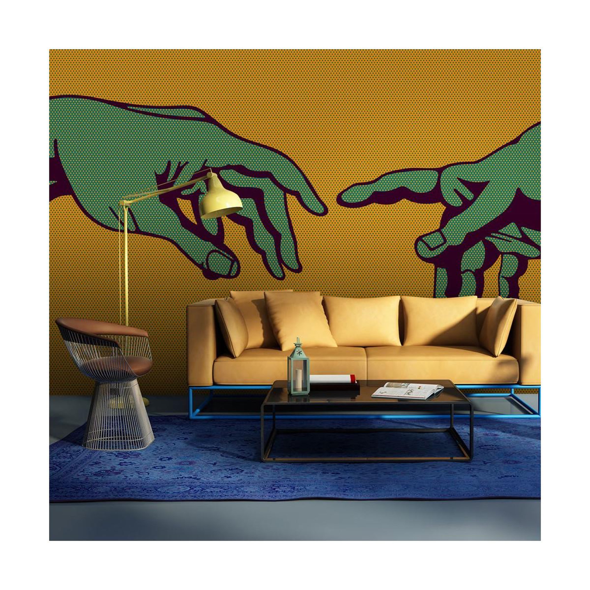 Voir la diapositive 1 : Paris Prix Papier peint  green touch