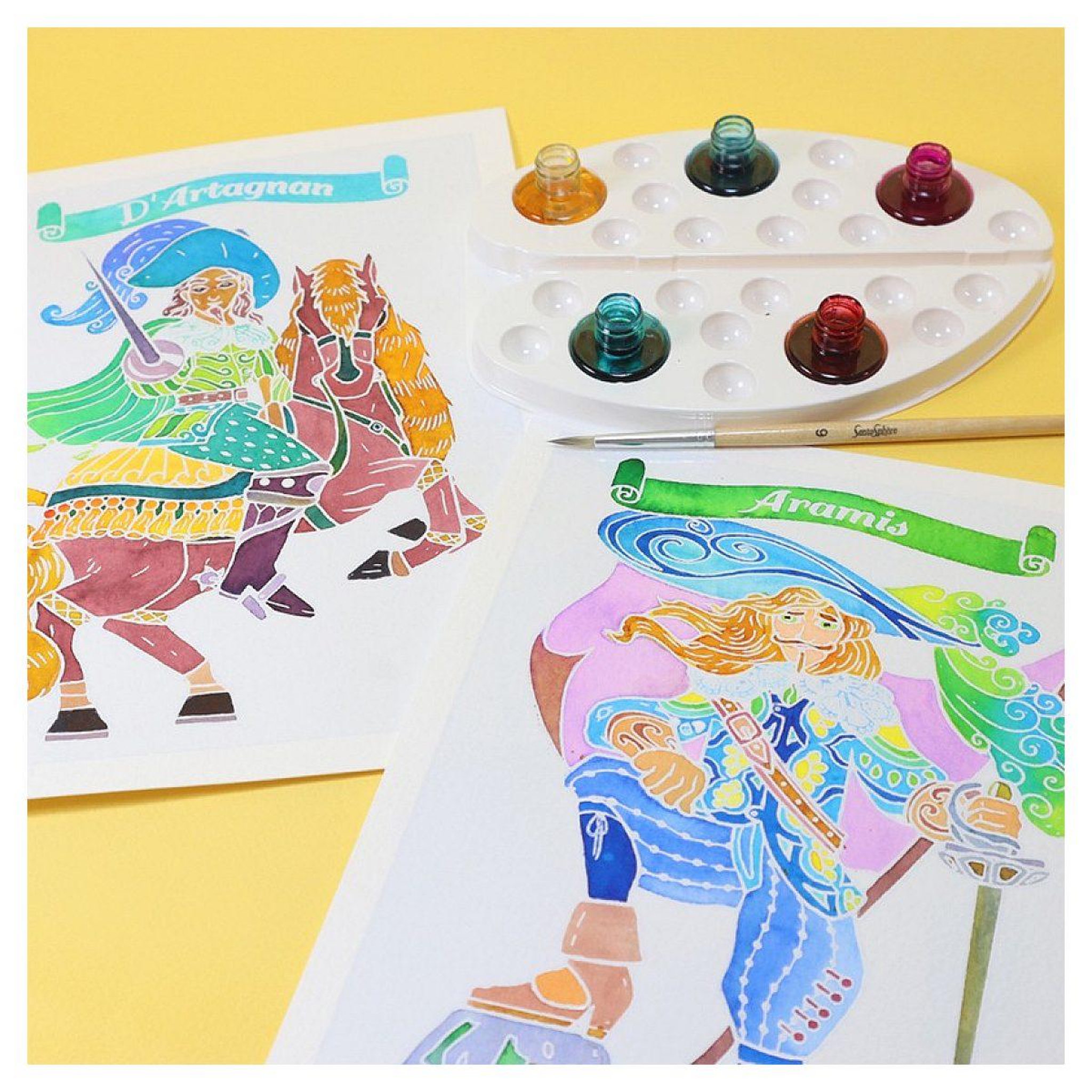 Voir la diapositive 2 : Sentosphere Aquarellum junior les 3 mousquetaires