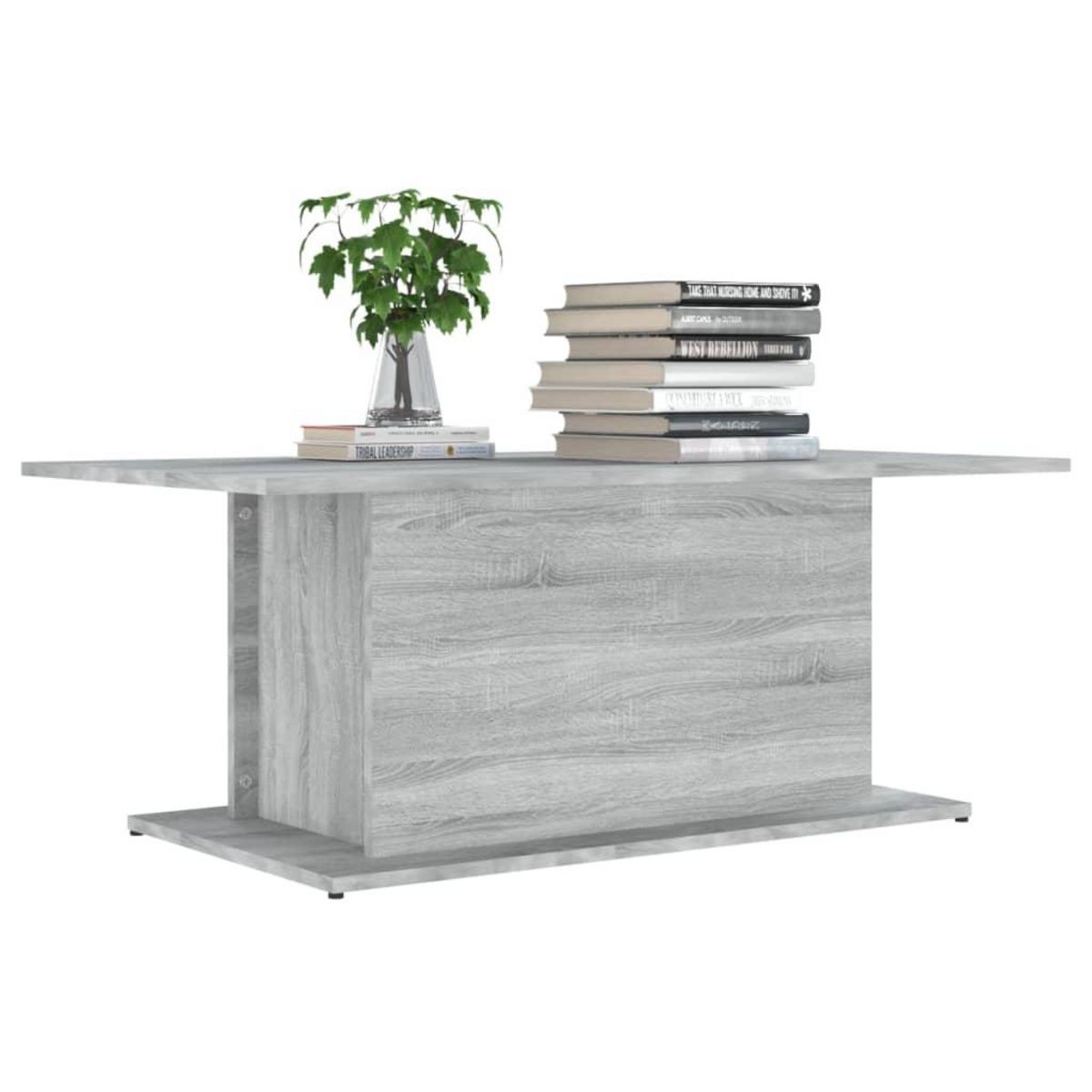 VIDAXL Table basse Sonoma gris 102x55,5x40 cm Bois d'ingenierie