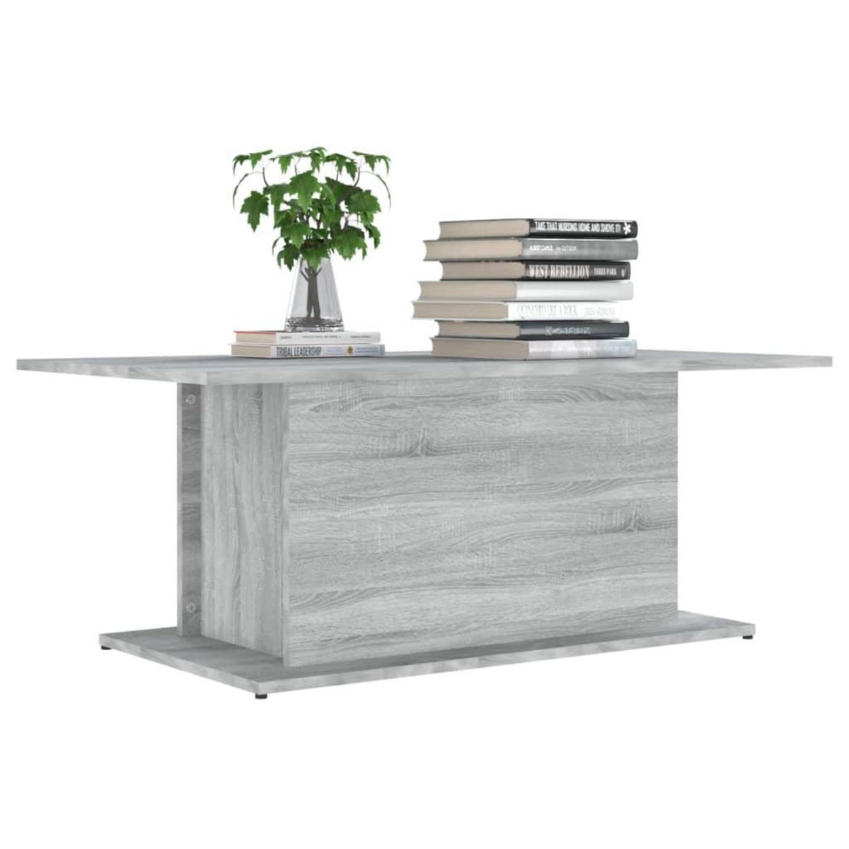 VIDAXL Table basse Sonoma gris 102x55,5x40 cm Bois d'ingenierie