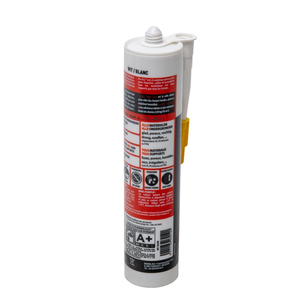 Soudal Cartouche colle extra forte Fix All HighTack  290ml