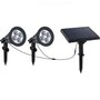 Voir la diapositive 1 : LUMI JARDIN Spot solaire LED - LUMI JARDIN - Family Spiky - 3 W - Blanc froid - PVC - Noir
