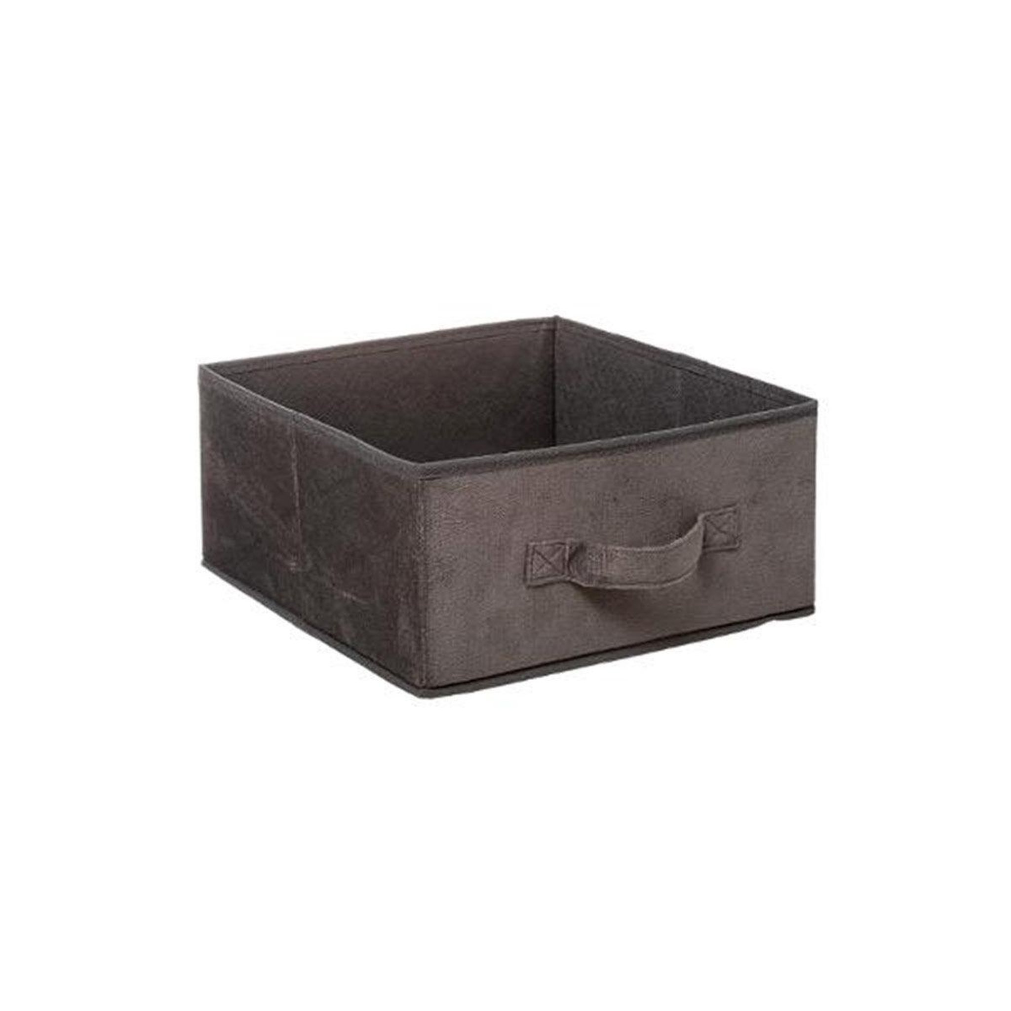 FIVE Boîte de rangement velours  mix n'modul  31x31cm gris foncé