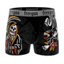 Voir la diapositive 4 : FREEGUN Lot de 4 boxers homme Rock Da Summer