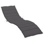 Voir la diapositive 2 : VIDAXL Coussin de chaise longue anthracite 200x50x3cm tissu oxford