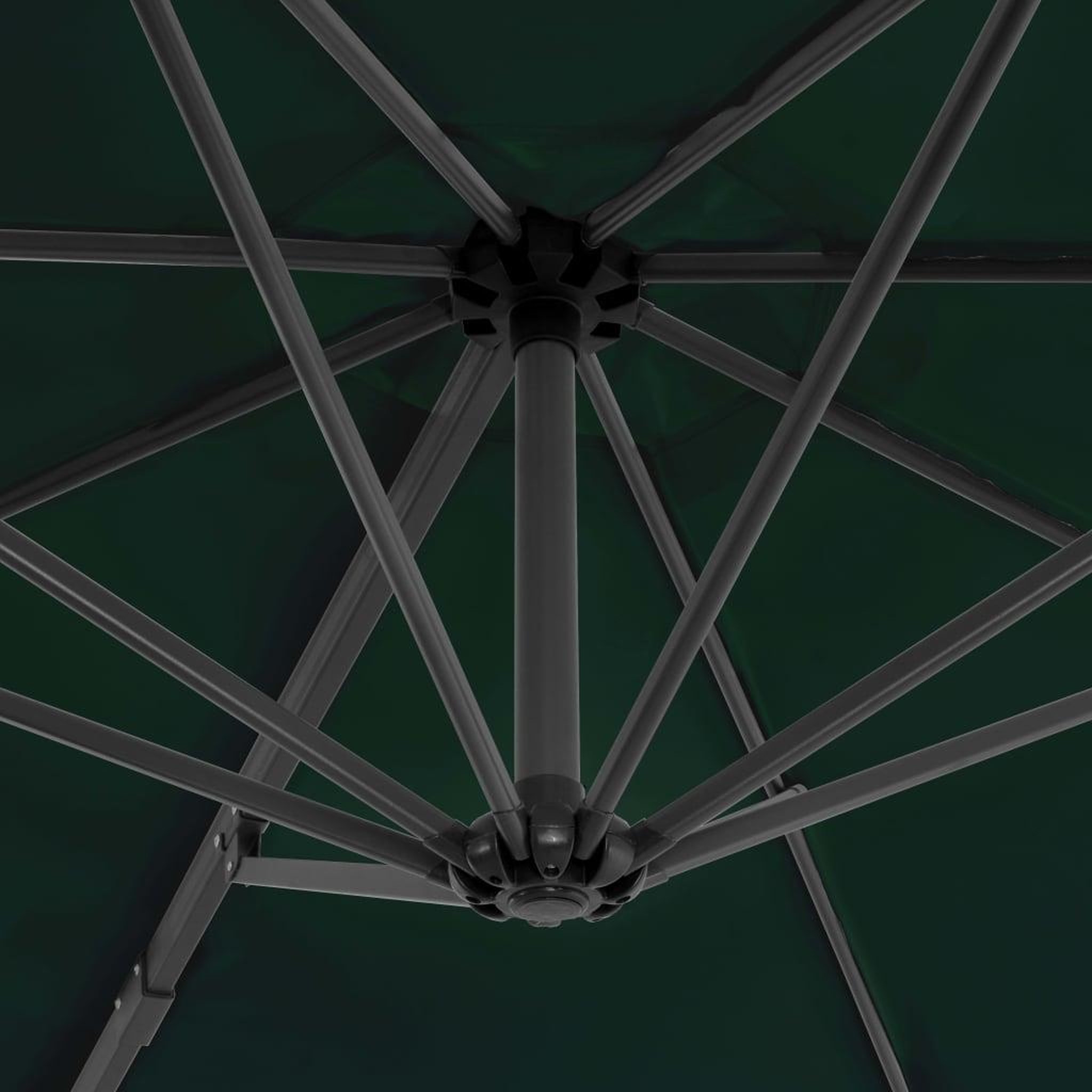Voir la diapositive 5 : VIDAXL Parasol de jardin avec base portable vert