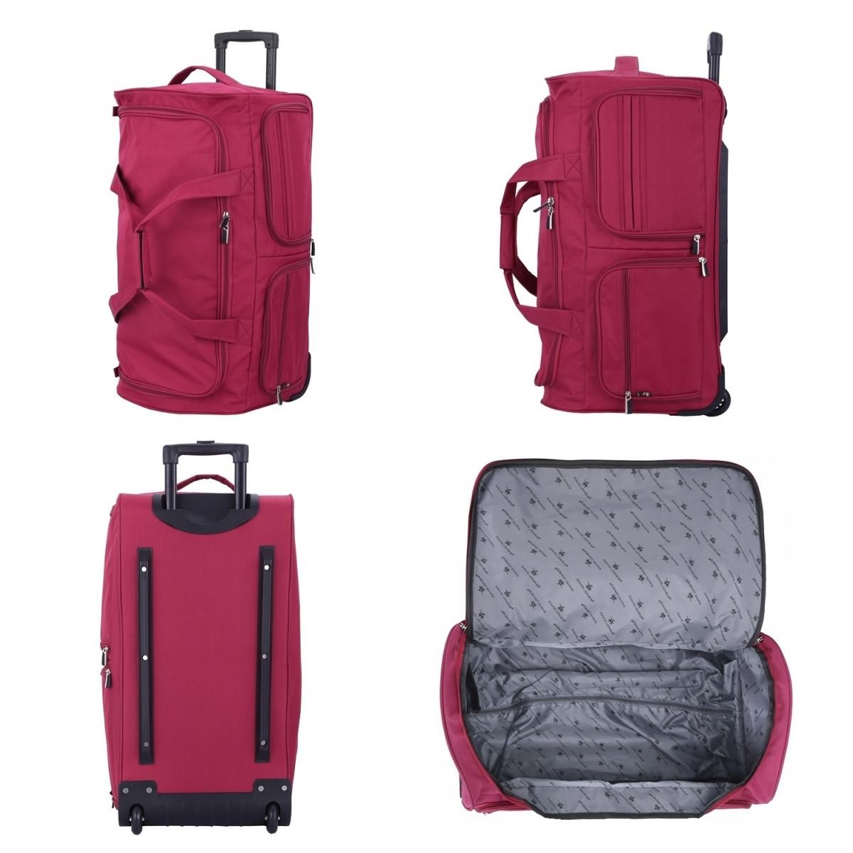 David Jones Sac de voyage avec roulettes 120L grand volume 76cm