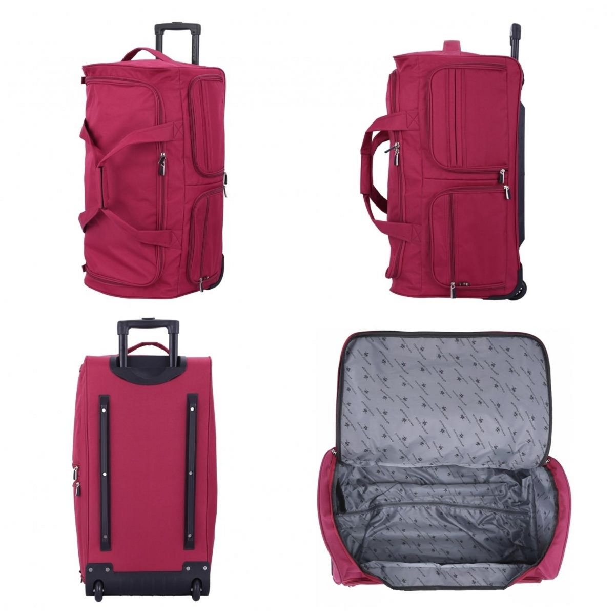 David Jones Sac de voyage avec roulettes 120L grand volume 76cm