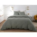 BATON ROUGE Parure housse de couette 100% gaze de coton imprimé celestine. Coloris disponibles : Multicolore