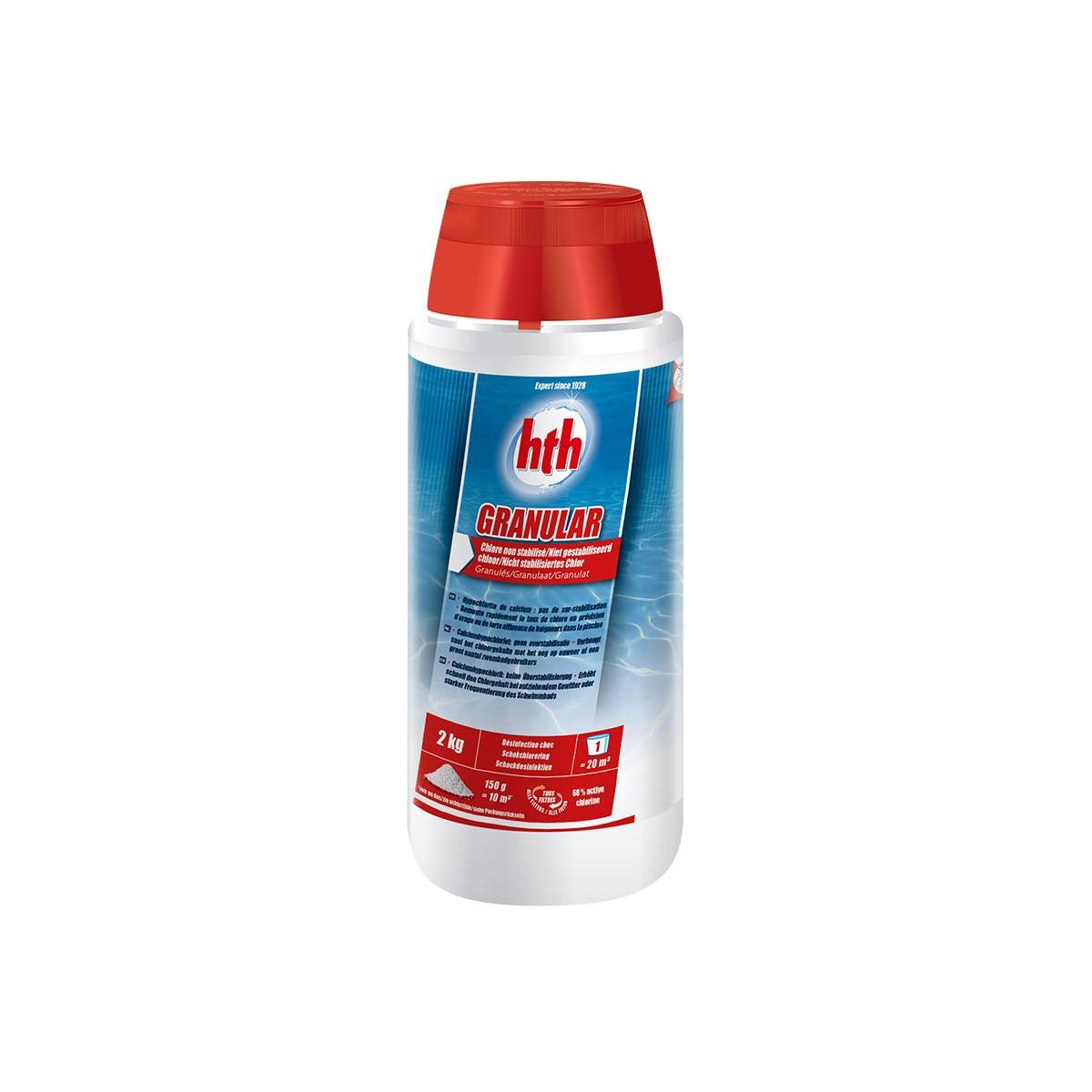 HTH Chlore choc sans stabilisant Granular 2,5 kg - HTH