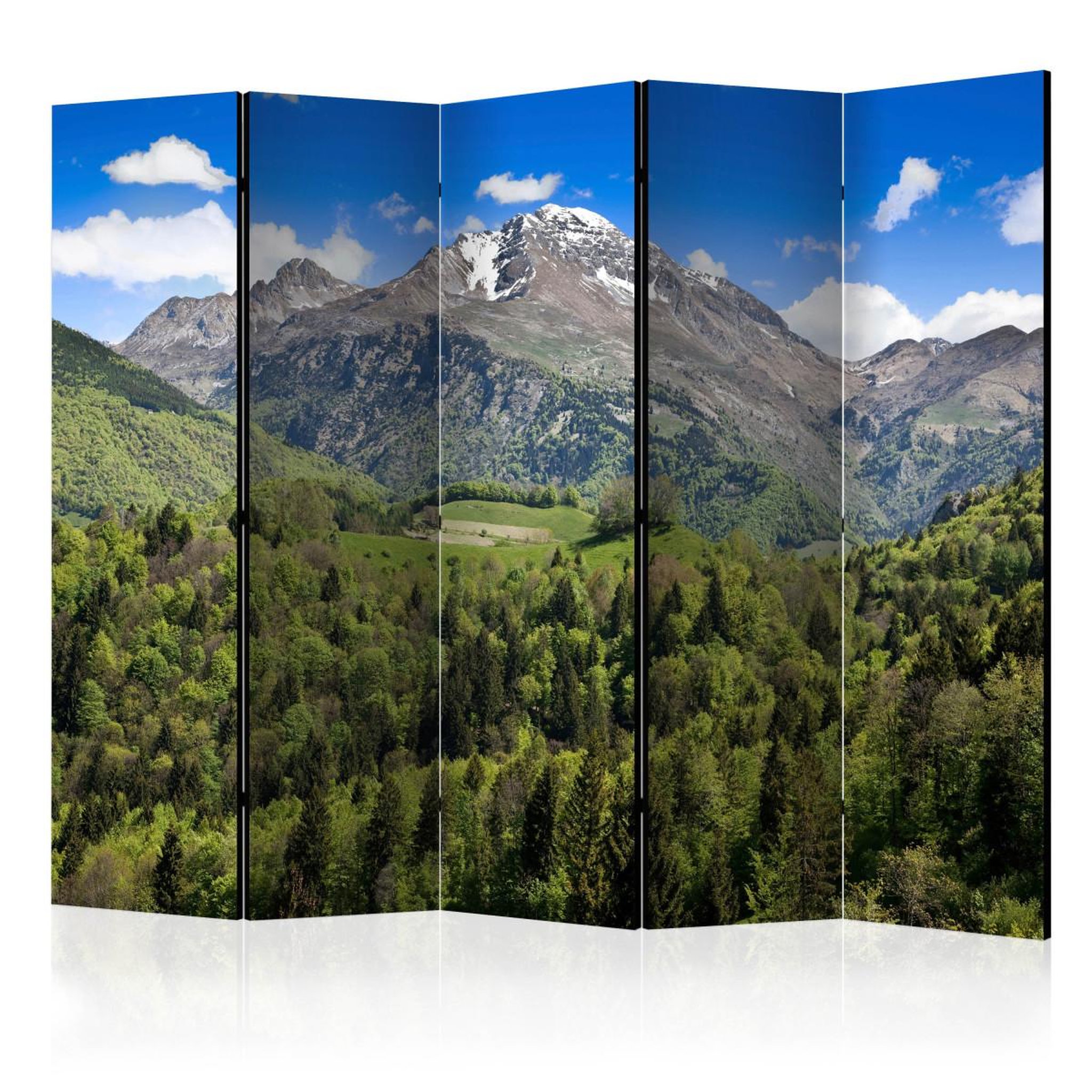 Paris Prix Paravent 5 volets  holiday in the mountains  172x225cm
