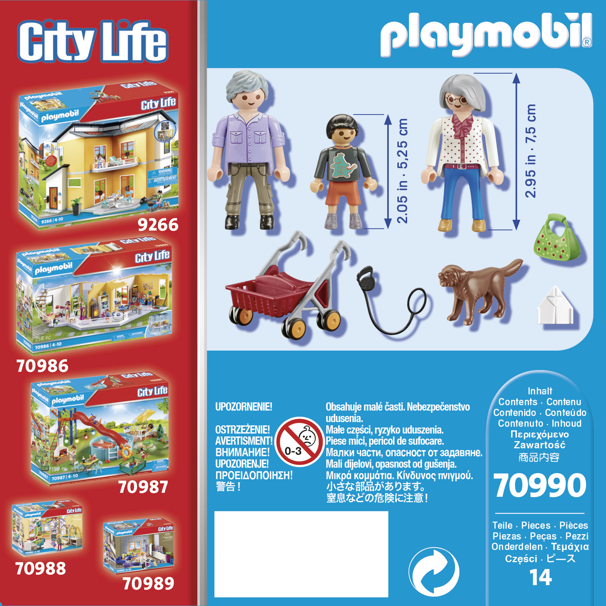 Voir la diapositive 3 : PLAYMOBIL 70990 - Grands-parents avec petit-fils