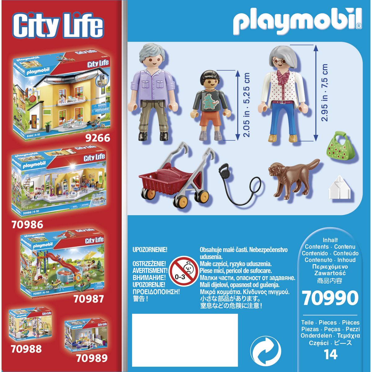 PLAYMOBIL 70990 - Grands-parents avec petit-fils
