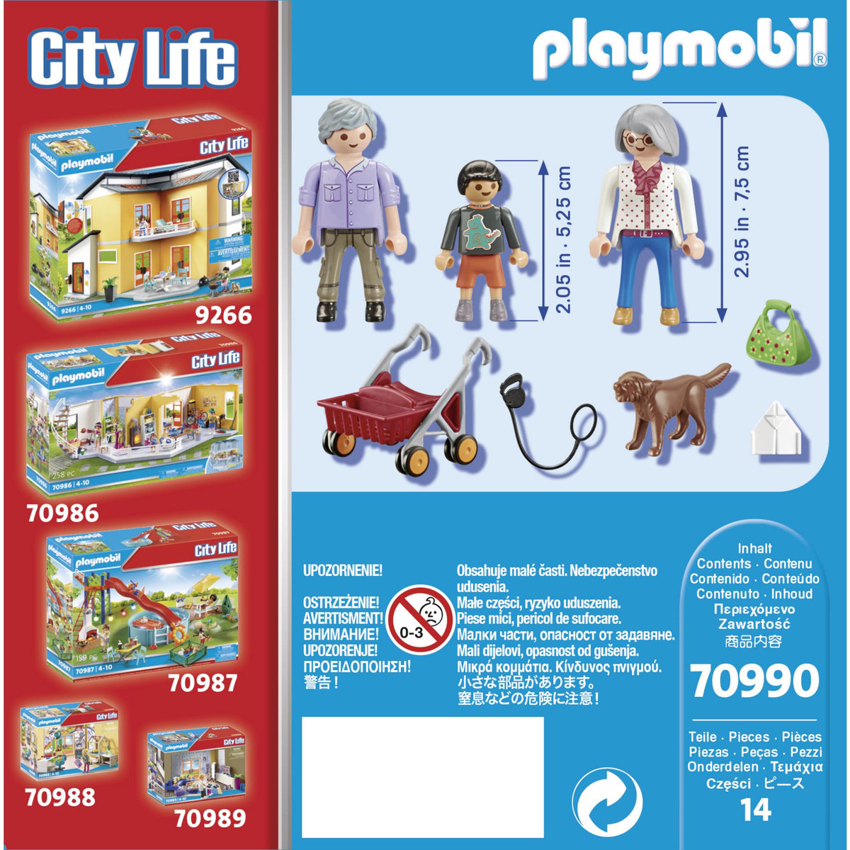 PLAYMOBIL 70990 - Grands-parents avec petit-fils