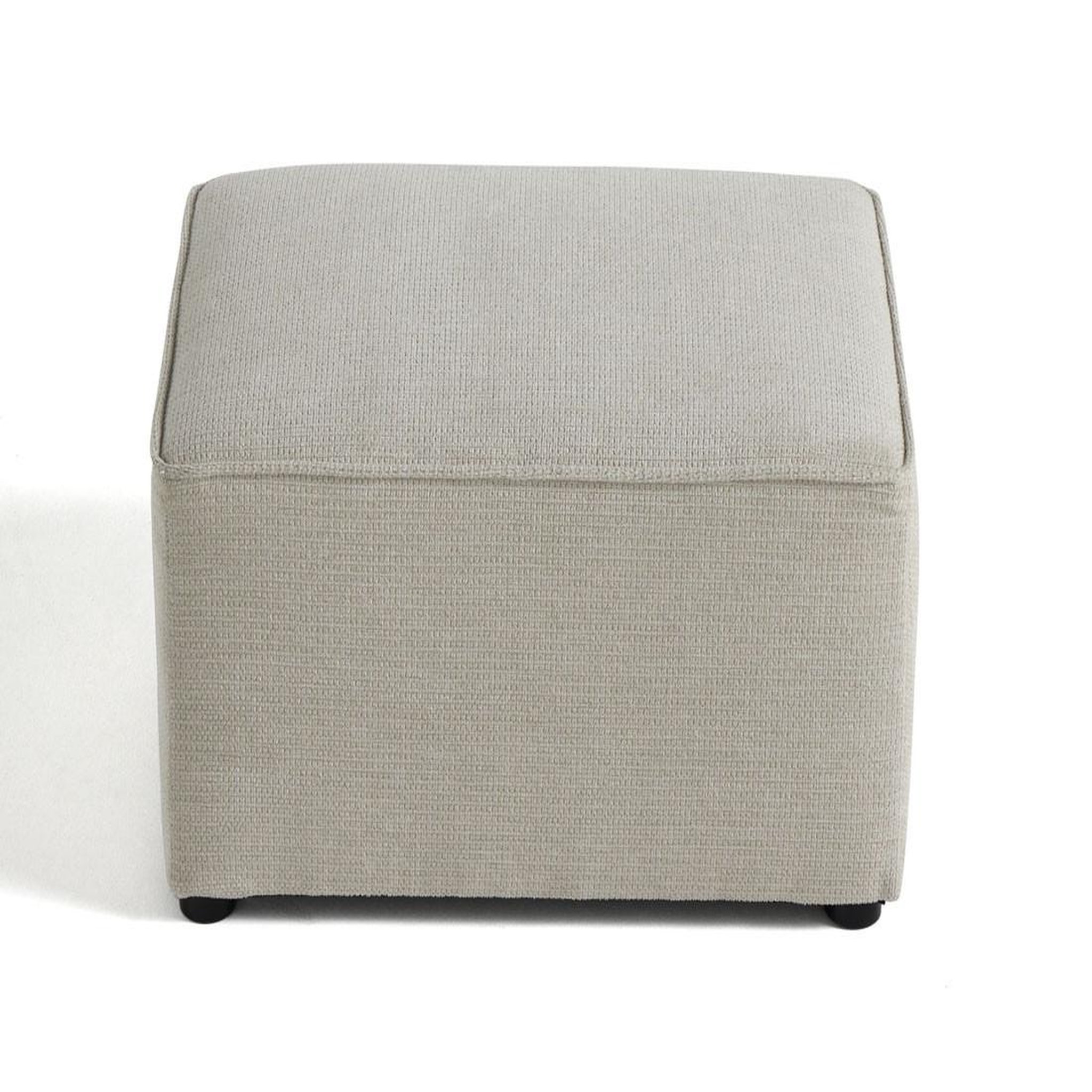Voir la diapositive 1 : BEST MOBILIER Canopy - pouf - en tissu texturé