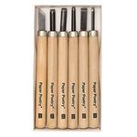 RICO DESIGN 6 couteaux à sculpter spécial tampon