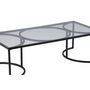 Voir la diapositive 4 : Paris Prix Table Basse Design en Verre  Skanor  140cm Noir