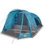 Voir la diapositive 2 : VIDAXL Tente familiale 6 personnes bleu impermeable