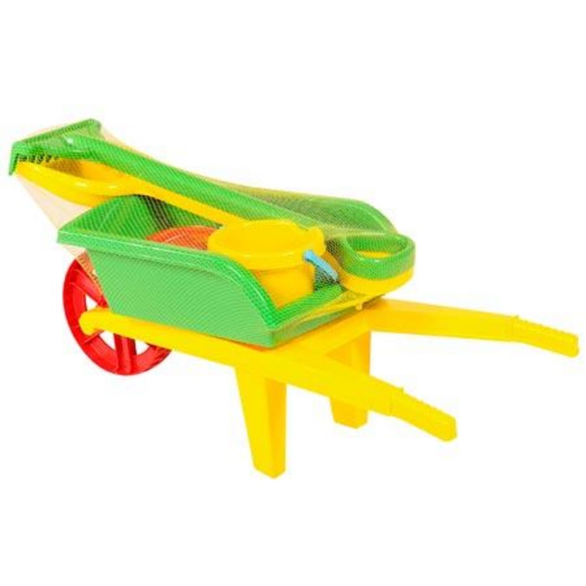 Brouette de jardin garnie