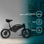 Voir la diapositive 3 : URBANGLIDE Draisienne électrique Bike 160 Noir