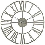 ATMOSPHERA Horloge Vintage en Métal  Time  36cm Gris
