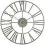 Voir la diapositive 1 : ATMOSPHERA Horloge Vintage en Métal  Time  36cm Gris