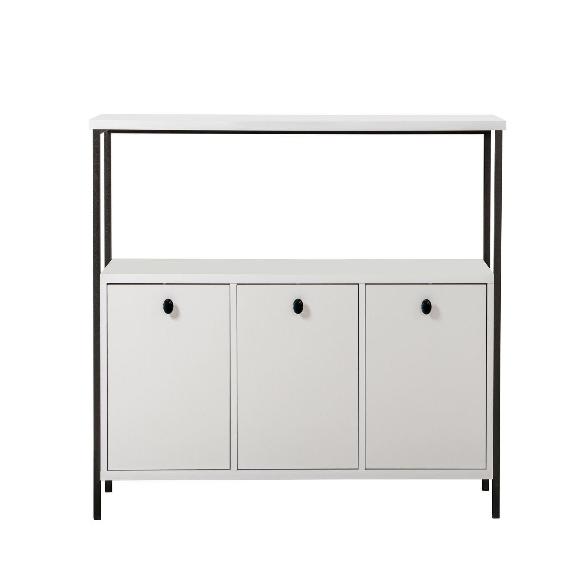 Habitat et Jardin Buffet en bois  solace  - 120 x 30 x 77 cm - blanc