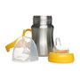 Voir la diapositive 5 : THERMOBABY Tasse d'apprentissage - THERMOBABY - Inox - 180 ml - Jaune Mangue - Ergonomique et anti-fuites