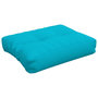 Voir la diapositive 4 : VIDAXL Coussin de palette turquoise 50x40x12 cm tissu