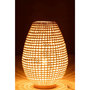 Voir la diapositive 3 : Paris Prix Lampe à Poser en Métal  Torsade  54cm Blanc