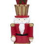 Voir la diapositive 2 : ATMOSPHERA Bougie Casse Noisette  Soir de Noël  33cm Rouge