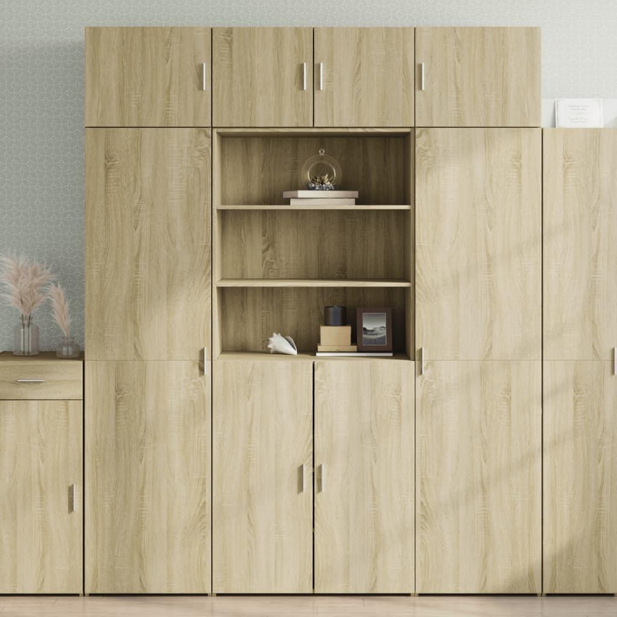 VIDAXL Armoire de rangement chene sonoma 80x42,5x225 cm
