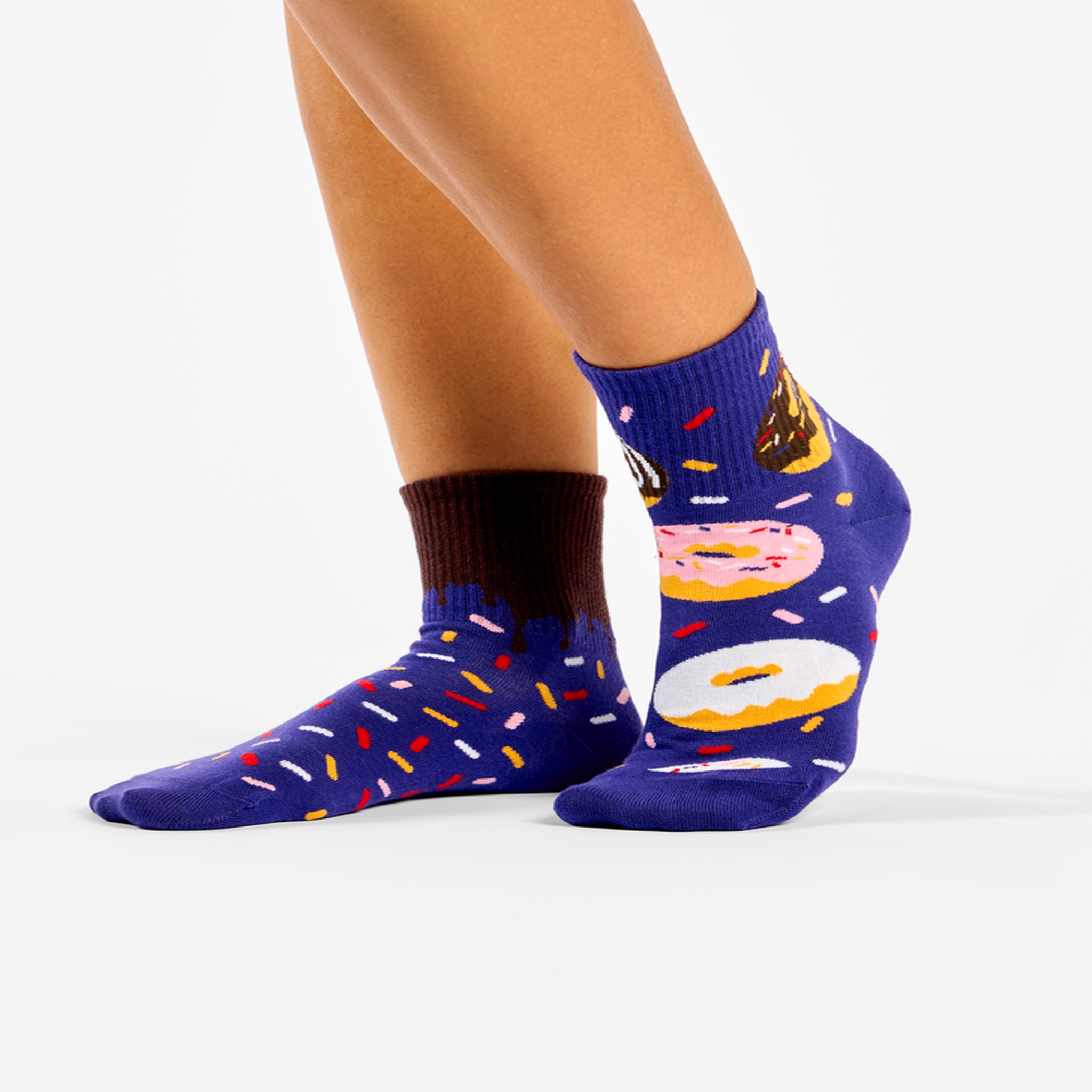 Voir la diapositive 2 : DEDOLES Chaussettes courtes donuts sucrés