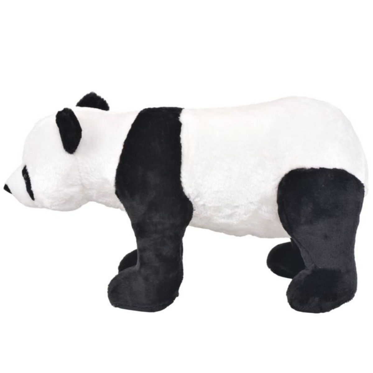 VIDAXL Jouet en peluche Panda Noir et blanc XXL