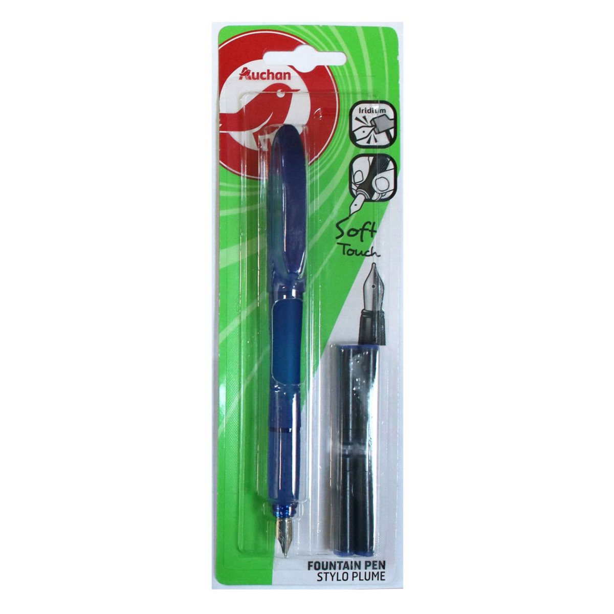 STABILO Worker Stylo Roller Pointe Medium - Bleu/Noir (Pack 2)
