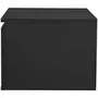 MARKET24 Chevet  LED - Décor noir - L 48 x P 40 x H 30 cm - FLOW