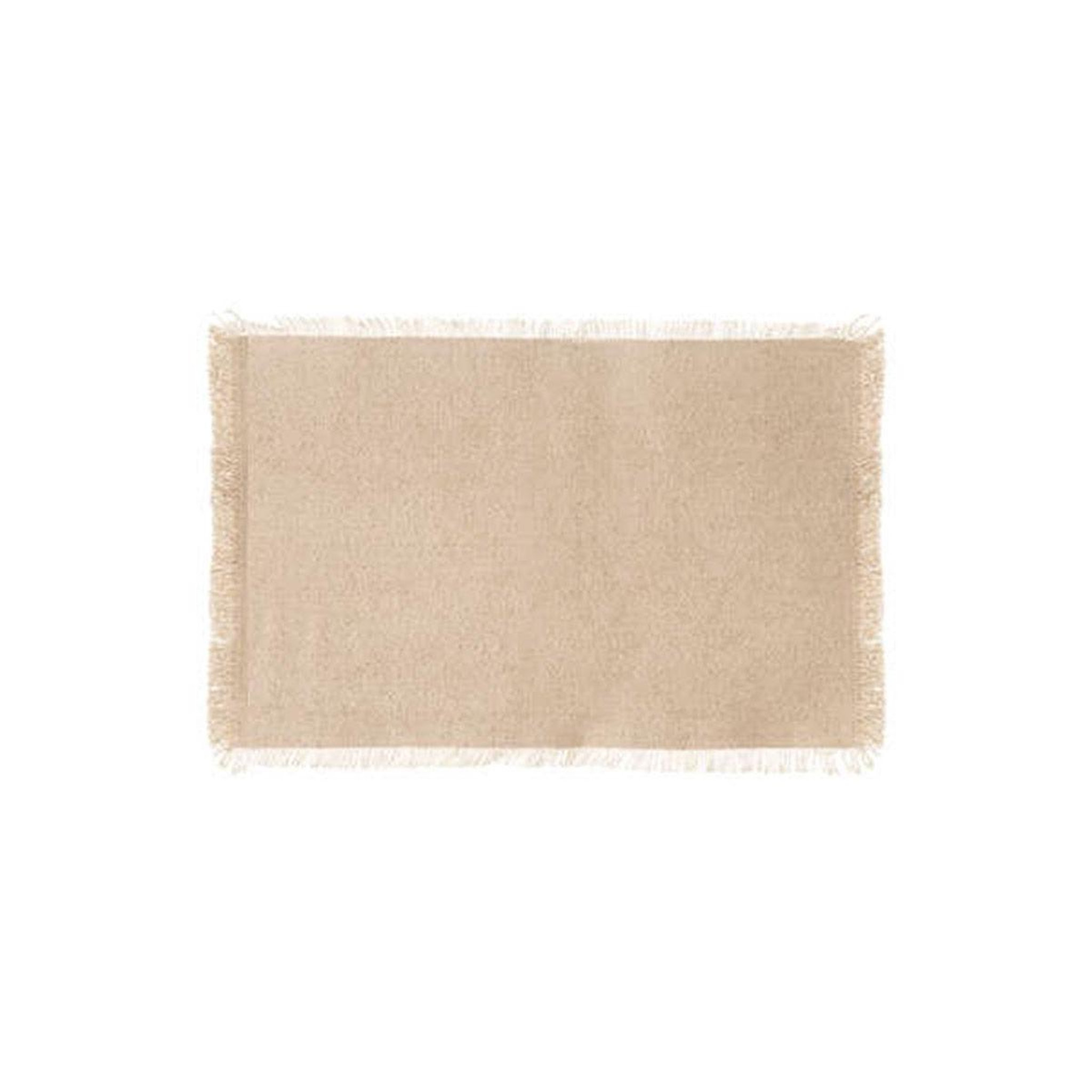Voir la diapositive 1 : SECRET DE GOURMET Set de table déco  maha  30x45cm beige