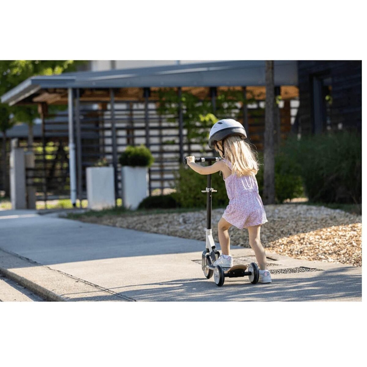 SMOBY Patinette 3 roues Pliable en bois