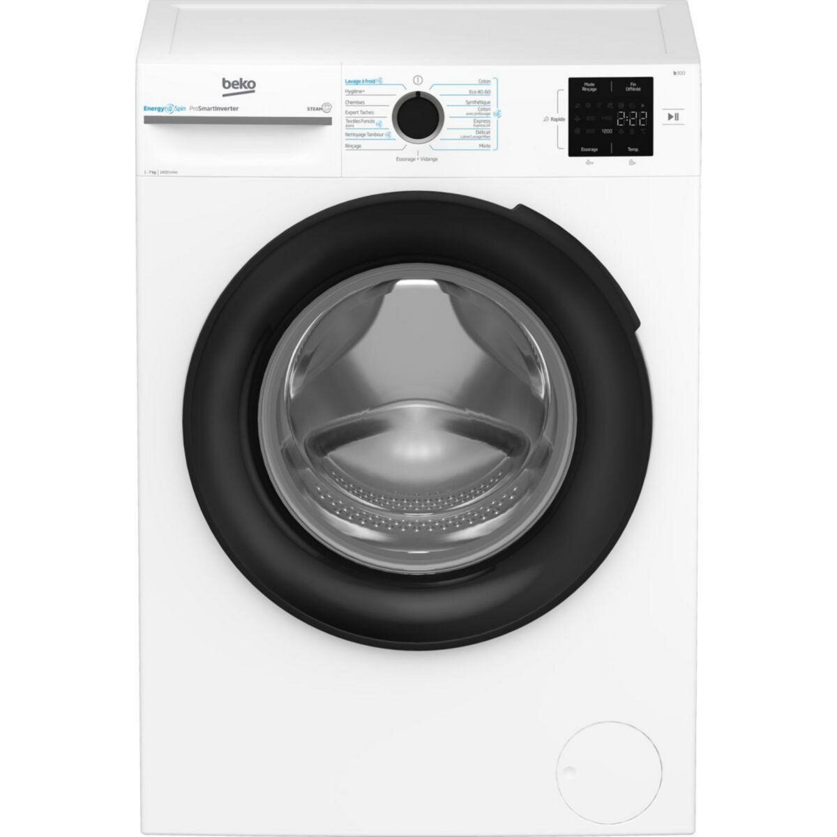 Beko Lave linge compact BM3WFU47411B Energy Spin