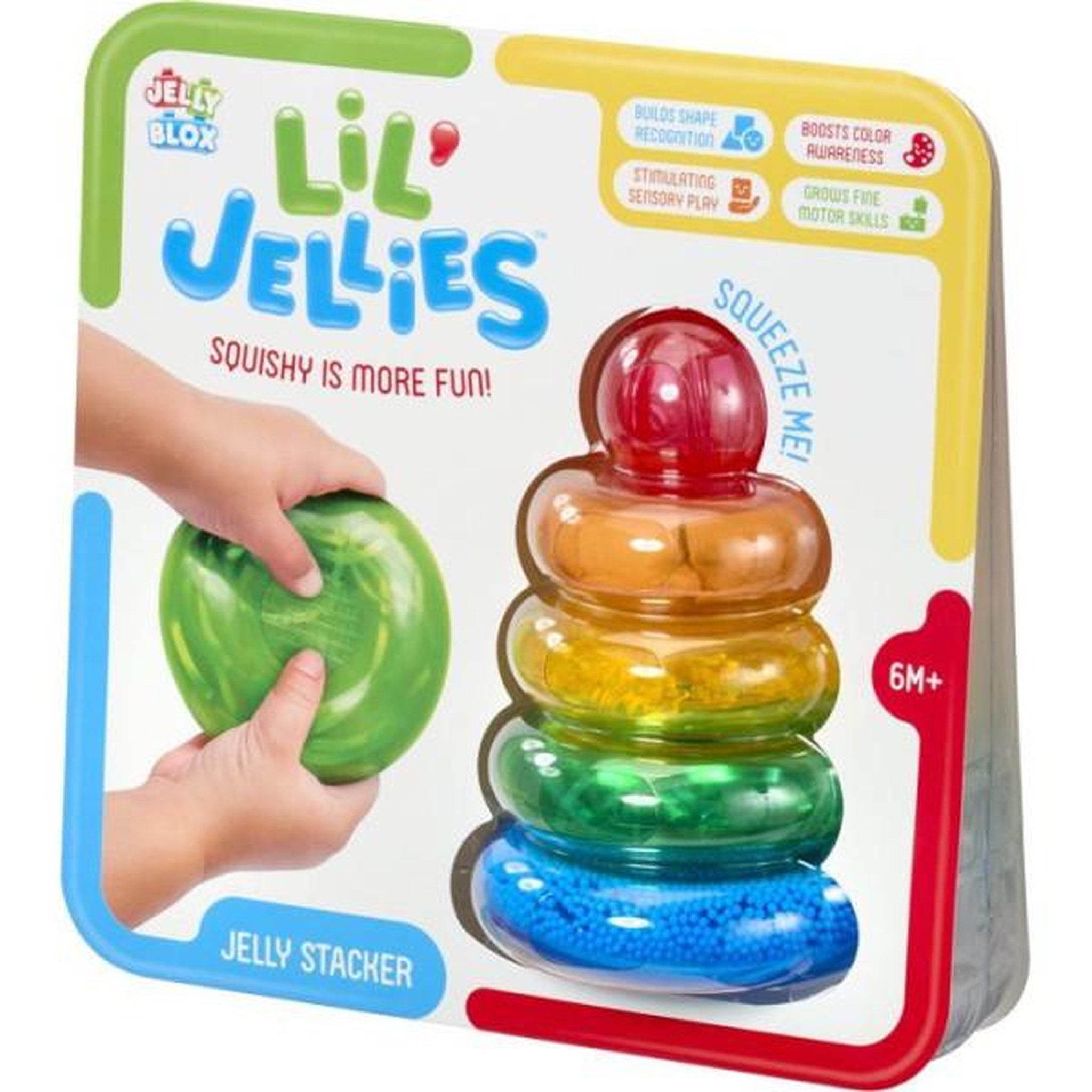 Voir la diapositive 6 : GOLIATH Lil' Jellies Jelly Stacker - blocs sensoriels - GOLIATH - 4 pieces - des 6 mois