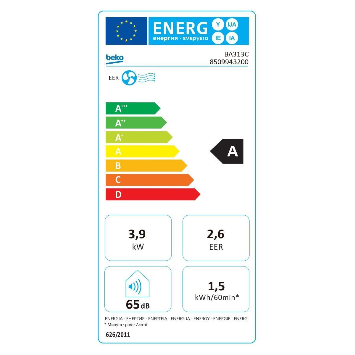 Beko Climatiseur BA313C