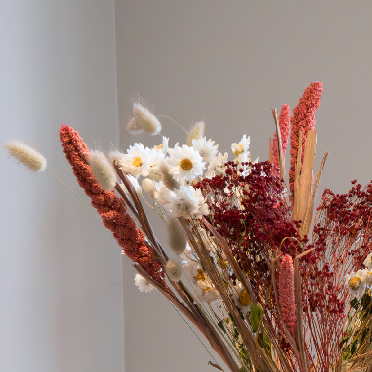 PLANT IN A BOX Fleurs séchées - Bouquet 'Trendy Lady in Red'