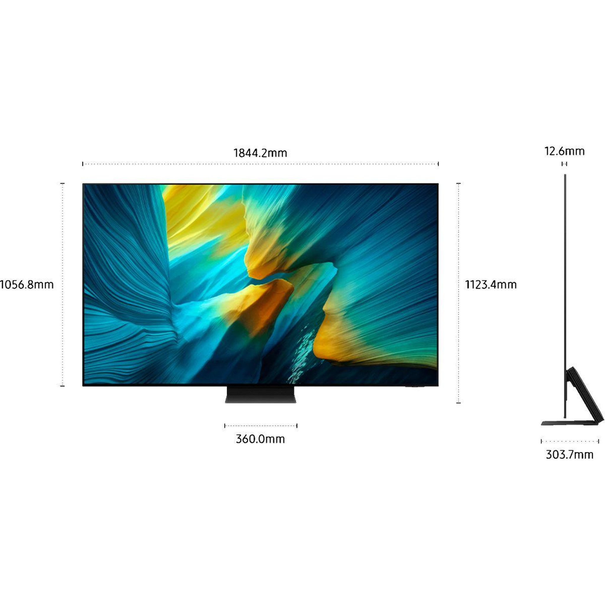 Voir la diapositive 2 : Samsung Tv oled tq83s95f (2025) 83  (209 cm) 4k - smart tv, anti-reflet