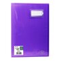 EXACOMPTA  Protège-document A4 140 vues Crystal violet
