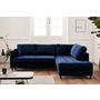 Voir la diapositive 2 : LISA DESIGN Anna - canapé d'angle droit - 5 places - convertible - en velours